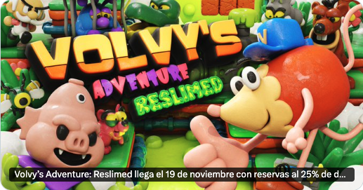Tarjeta de Volvy’s Adventure enlazada en el post