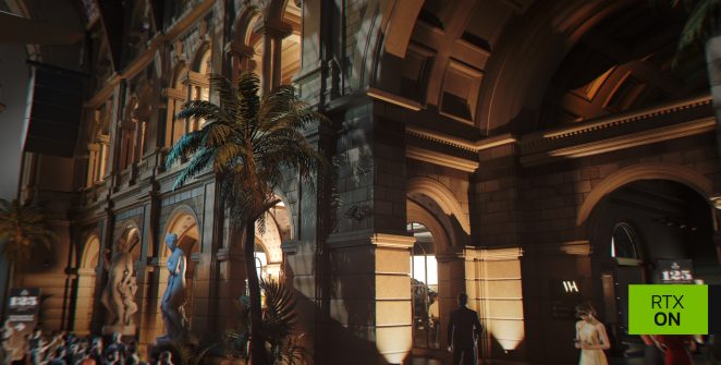 007 First Light con Path Tracing activado