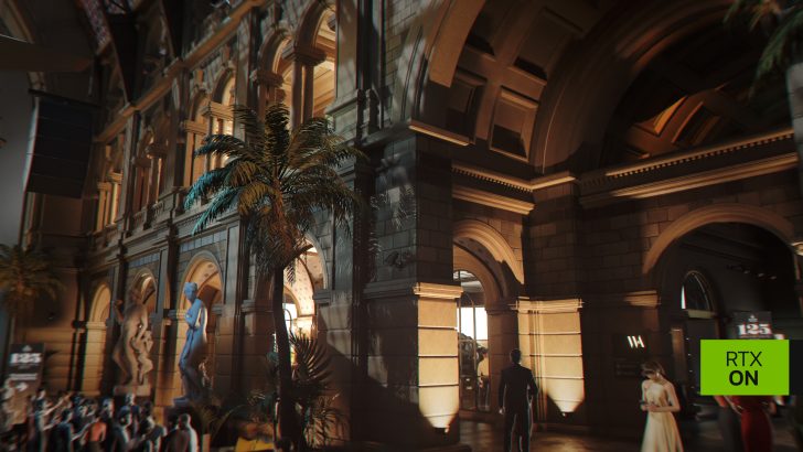 007 First Light con Path Tracing activado