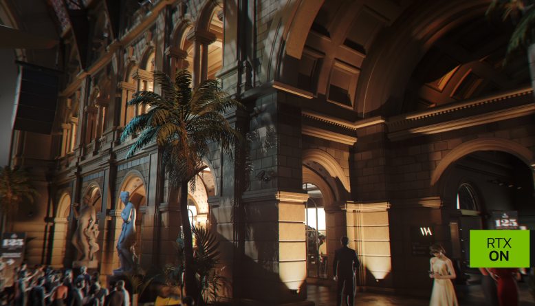 007 First Light con Path Tracing activado