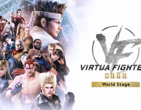 Virtua Fighter 5 REVO World Stage key art horizontal