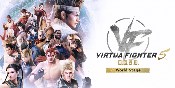 Virtua Fighter 5 REVO World Stage key art horizontal