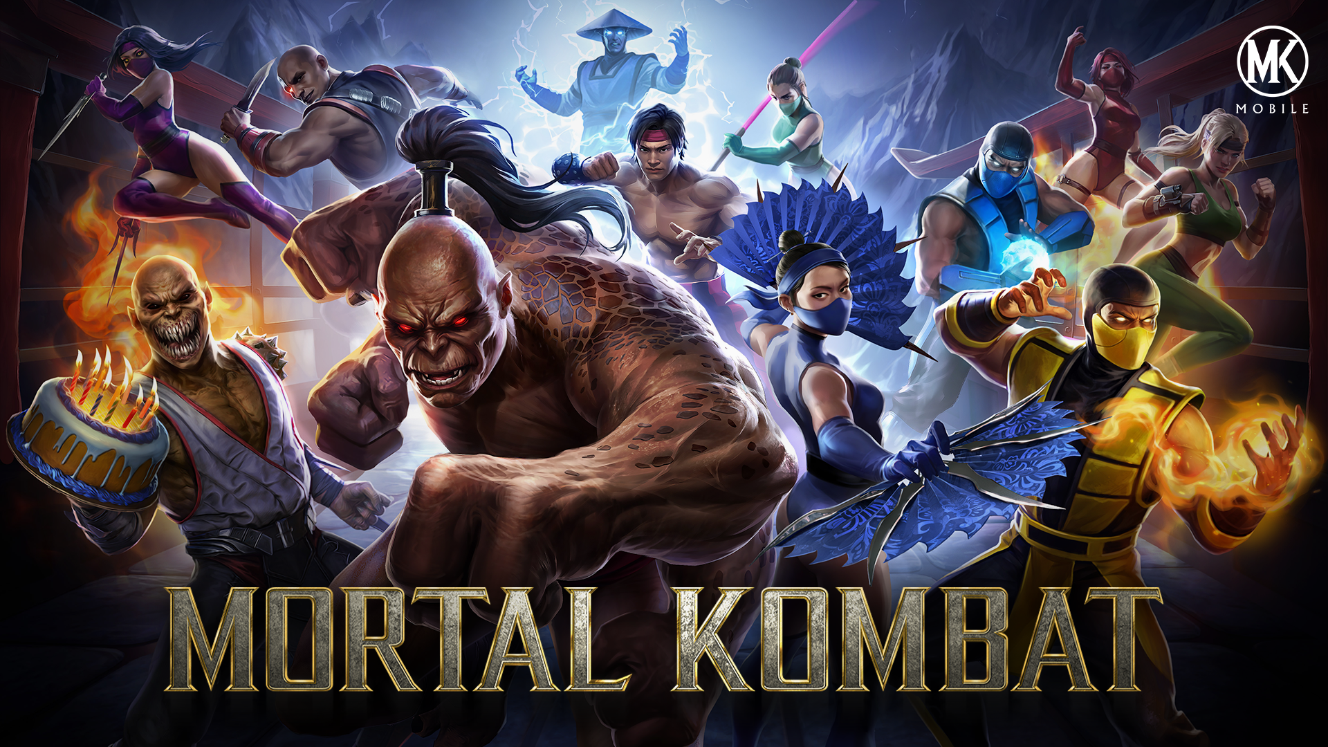 Mortal Kombat Mobile 11 aniversario Klassic Key Art