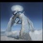 Concept art de un coloso arcano en FFXIV Evercold