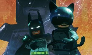 Poster Absolute Batman y Catwoman LEGO Batman El Legado del Caballero Oscuro
