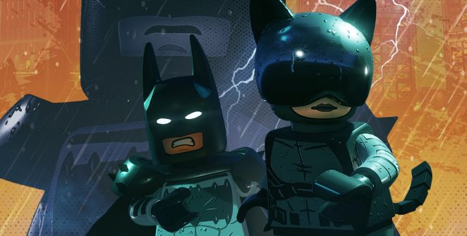 Poster Absolute Batman y Catwoman LEGO Batman El Legado del Caballero Oscuro