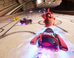 Red de Angry Birds en Sonic Racing CrossWorlds