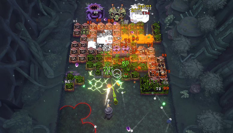 BALL x PIT The Shadow Update gameplay screenshot