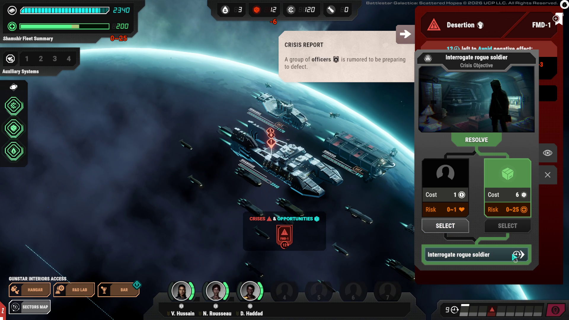 Battlestar Galactica: Scattered Hopes captura de pantalla 1