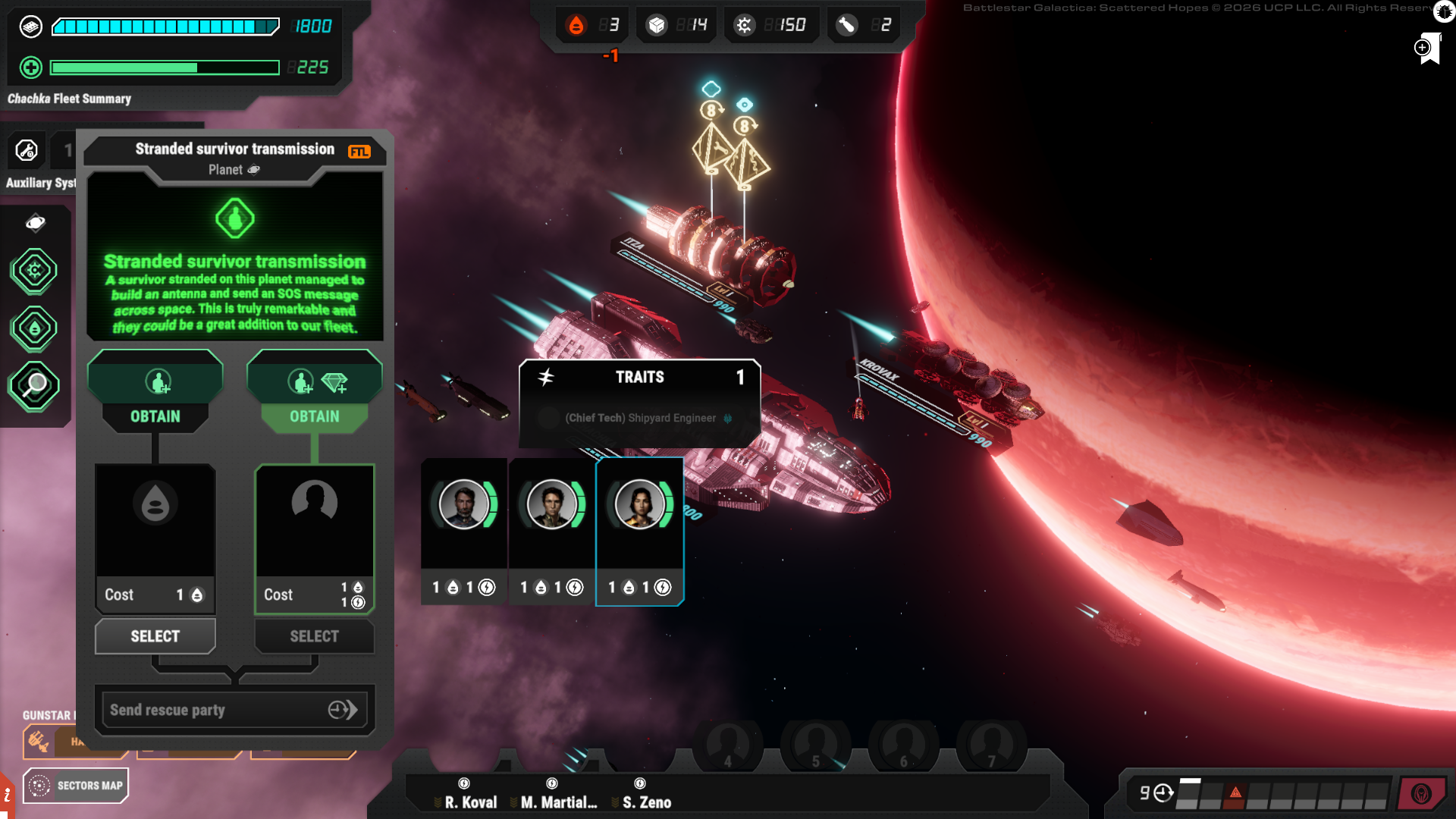 Battlestar Galactica: Scattered Hopes captura de pantalla 4
