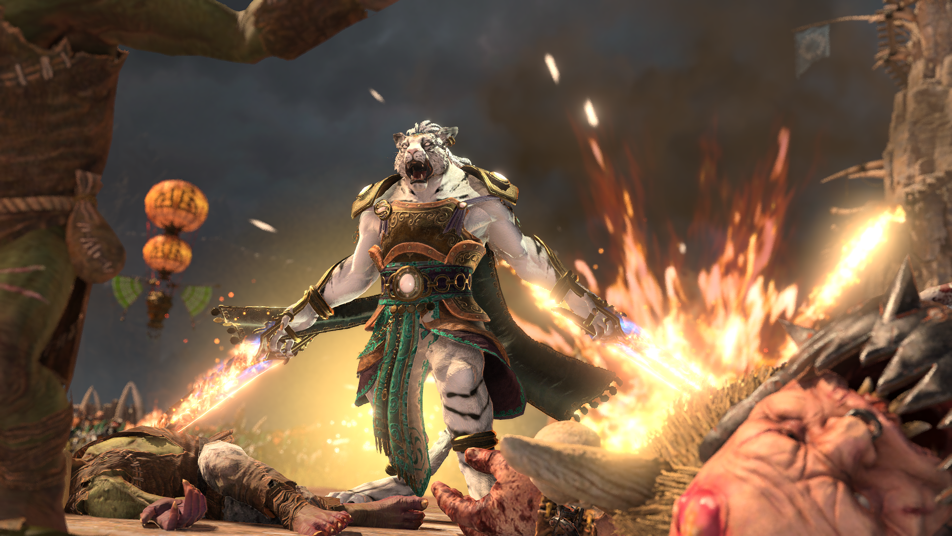 Bhashiva, la Tigresa del Desierto, personaje de Total War WARHAMMER III