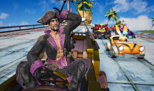 Capitán Majima en Sonic Racing CrossWorlds