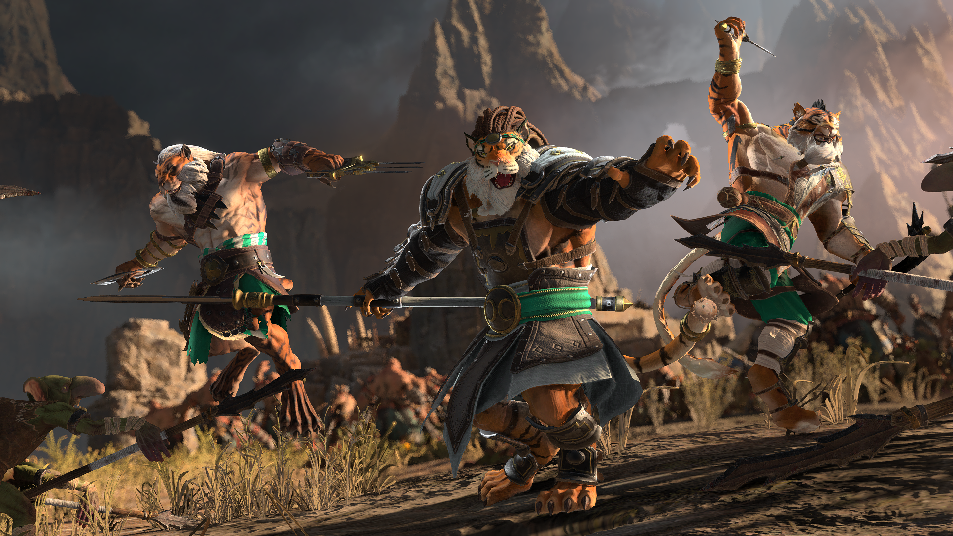 Guerrero Tigre Stalker de Garra Férrea en Total War WARHAMMER III