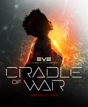 EVE Online Cradle of War expansion key art - lanzamiento 9 de junio 2026