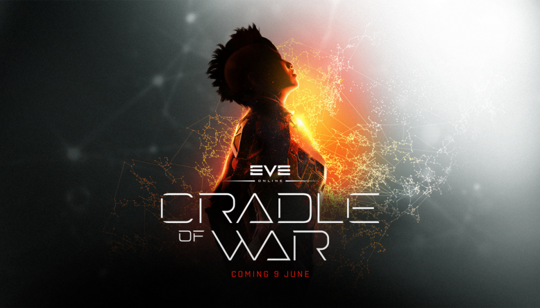 EVE Online Cradle of War expansion key art - lanzamiento 9 de junio 2026