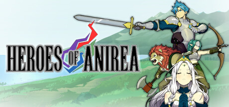 Heroes of Anirea — JRPG táctico roguelite pixel art 2.5D
