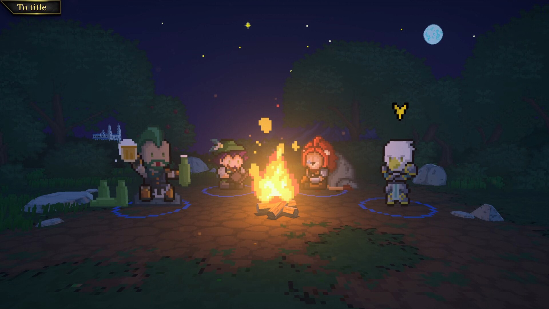 Heroes of Anirea — mundo y personajes pixel art