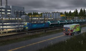 Estación de tren industrial en Transport Fever 3