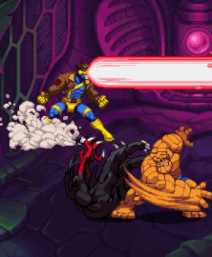 La Cosa y Cíclope en MARVEL Cosmic Invasion