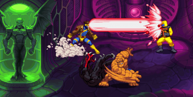 La Cosa y Cíclope en MARVEL Cosmic Invasion