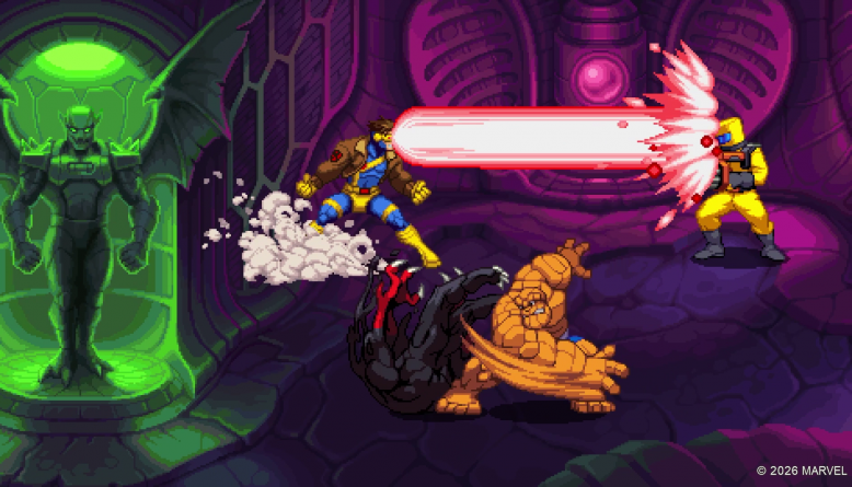 La Cosa y Cíclope en MARVEL Cosmic Invasion