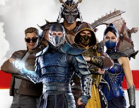 Skins de Mortal Kombat II para Johnny Cage, Kitana, Scorpion y Shao Kahn en MK1 Definitive Edition