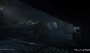 Alien Isolation 2 gameplay screenshot - huida del xenomorfo en el prólogo