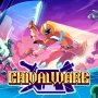 Chivalware roguelite pixel art, caballeros digitales con armas disquete