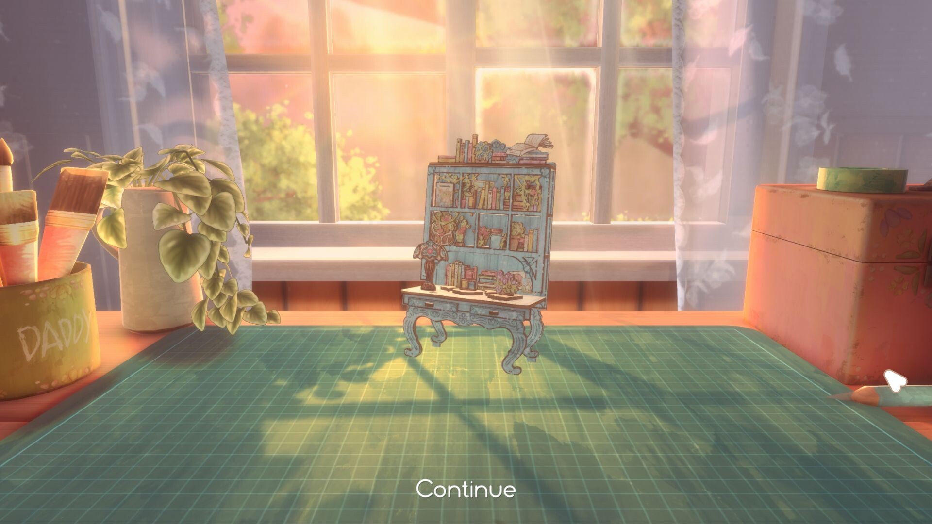 Book Nook - rincón iluminado con detalles