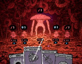Shroom and Gloom - captura de dungeon con enemigos fúngicos