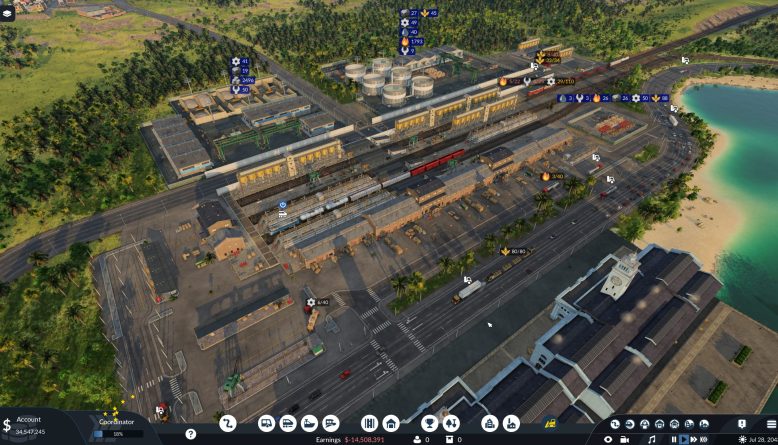 Transport Fever 3 - Estación de carga activa