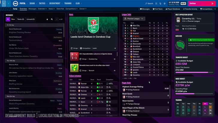 Football Manager 27 - primer análisis de navegación e interfaz
