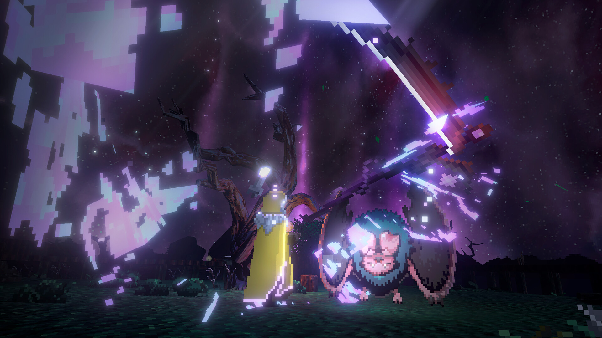 Escena narrativa del Sacrificado en Nightpyre