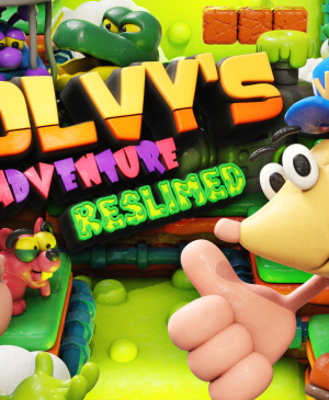 Volvys Adventure Reslimed - Key Art oficial de Devolver Digital