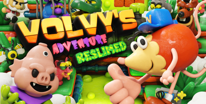 Volvys Adventure Reslimed - Key Art oficial de Devolver Digital