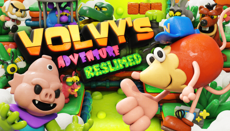 Volvys Adventure Reslimed - Key Art oficial de Devolver Digital