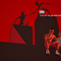 Virtue and a Sledgehammer, captura de pantalla del combate con mazo contra androides